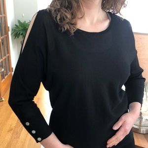 Calvin Klein Women’s Cold Shoulder Top